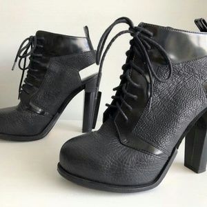 Alexander Wang Pebbled Leather Booties